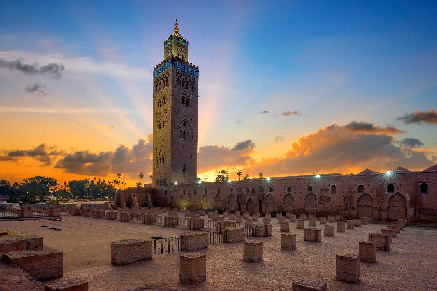 Koutoubia Mosque by night - Marrakech